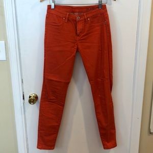 BlankNYC orange skinny jeans